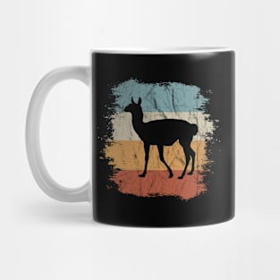 Funky Vintage Retro Llama Silhouette Mug